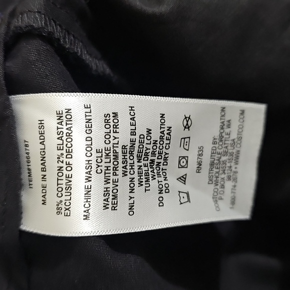 Nautica Womens Mid-Rise Cotton Shorts, Summer Black Inseam 5Size 6 Waist 15 - Picture 5 of 5